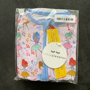 Prima Ballerina NIB Little Sleepies Zippie 6-12